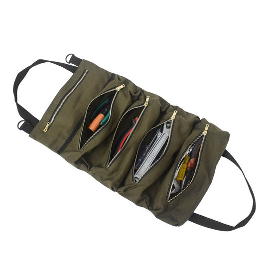 Bolsa de almacenamiento colgante multiusos en lona - Image 11