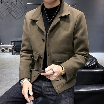 Abrigo Corto Slim Fit para Hombre - Colección Otoño Invierno - Image 7