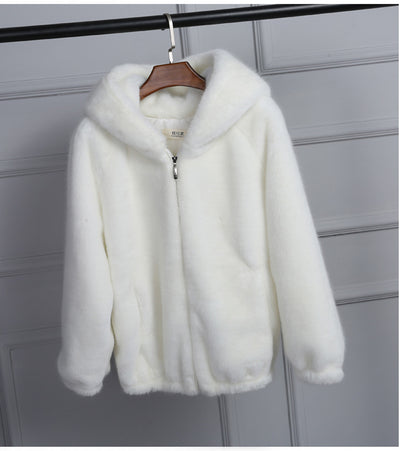 Abrigo con Capucha Largo para Otoño e Invierno