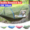 Hamaca Portátil Doble con Mosquitero para Camping y Aventuras
