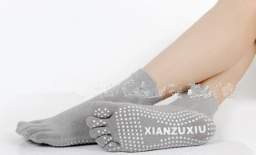 Calcetines de Yoga con Dedos Separados - Algodón Premium con Masaje y Estampado - Image 10
