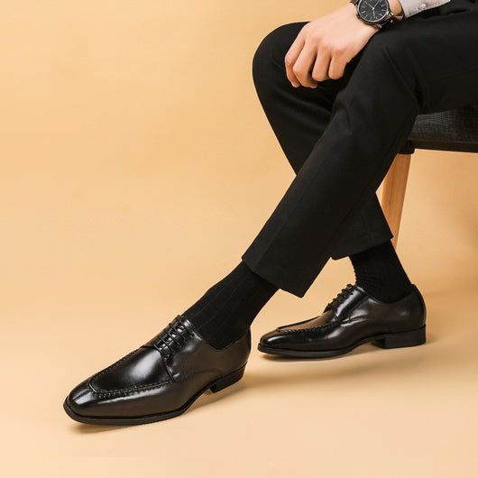 Zapatos de Cuero Británico Punta Fina - Versátiles y Elegantes - Image 4