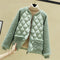 Chaqueta Acolchada de Algodón con Costuras Reforzadas para Mujer