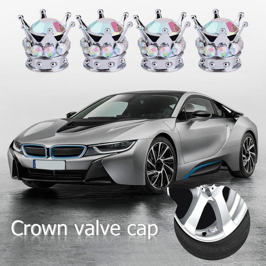 Adorno de Válvula de Llanta Diamond Valve Crown - Estilo Premium