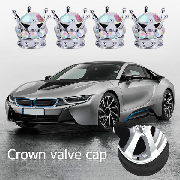 Adorno de Válvula de Llanta Diamond Valve Crown - Estilo Premium
