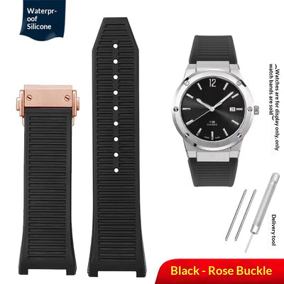 Reloj Deportivo Resistente al Agua con Correa de Silicona Negra - Image 10