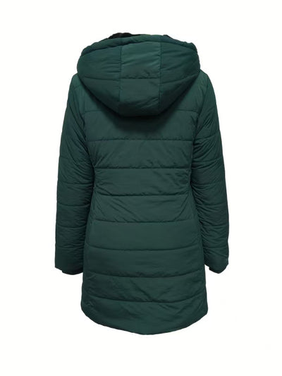 Chaqueta Acolchada de Algodón Estilo Europeo y Americano para Mujer - Image 8