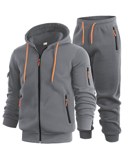 Sudadera Tipo Cardigan para Hombre con Cierre y Bolsillos en los Brazos - Image 18