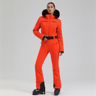 Traje de Esquí Profesional Impermeable para Mujer con Doble Tablero - Image 8