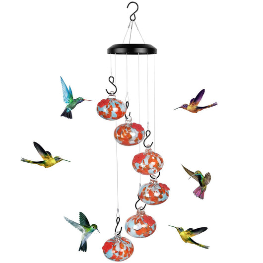 Comedero de Colibríes con Campanas de Viento Encantador - Image 5