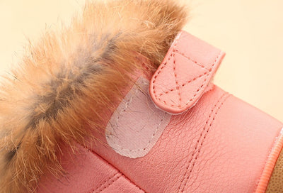 Botas de Nieve para Niña con Forro de Conejo Real y Suela Suave - Image 11