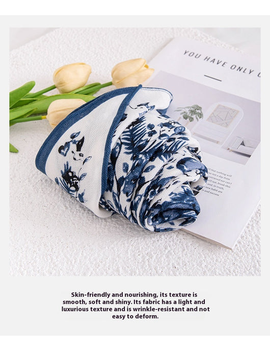 Pañuelo Versátil de Poliéster con Estampado Vintage - Image 18