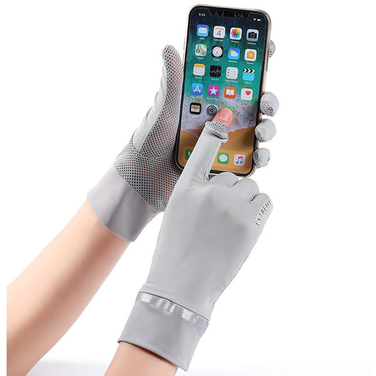 Guantes de Seda Helada con Protección Solar UV para Mujer - Image 3