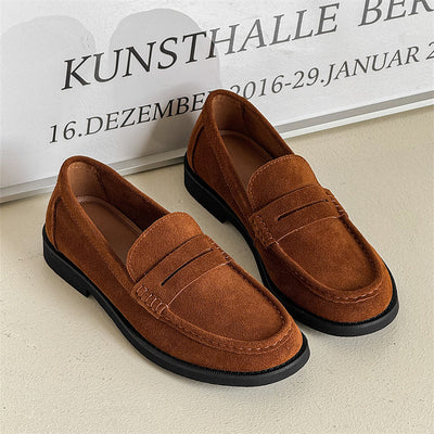 Zapatos Casuales Retro de Negocios para Hombre - Diseño Versátil sin Cordones - Image 9