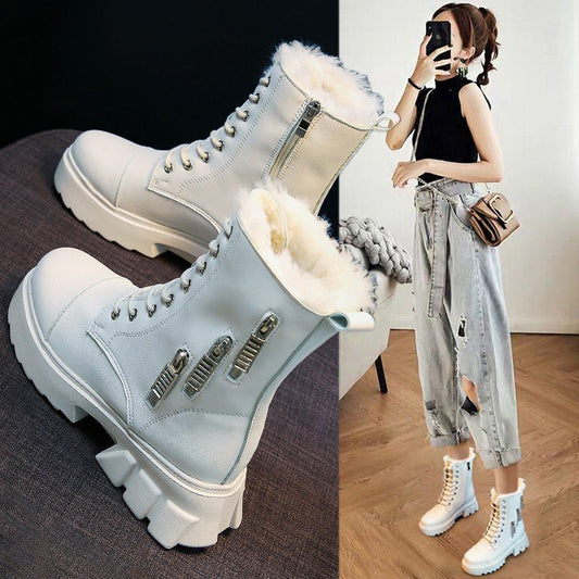 Botas Martin con Tacón Grueso