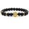 Golden lion bracelet Matte