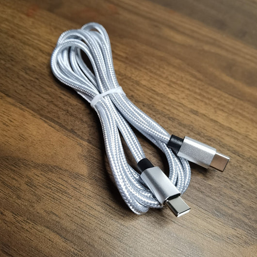 Cable USB-C a USB-C Trenzado 1m - Carga Rápida 60W 3A - Image 8