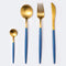 Azul Dourado B Com Caixa