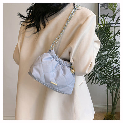 Bolsa Mensajera de Cadena Rombo Elegante para Viajero - Image 22