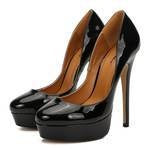 Zapatos de Tacón Alto Escotados para Mujer Talla Grande sin Cordones - Image 20