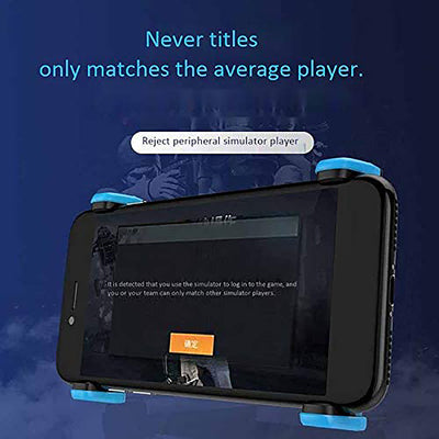 Pair of black and blue Bluetooth game buttons for mobile phones, featuring a trigger design for enhanced gaming. - Image 4