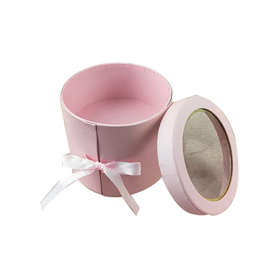 Caja Cilíndrica Giratoria Doble para Flores y Regalos - Image 2