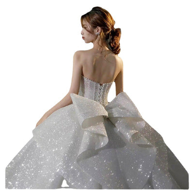 Vestido de Novia Elegante con Cola Francesa para la Madre del Novio - Image 9