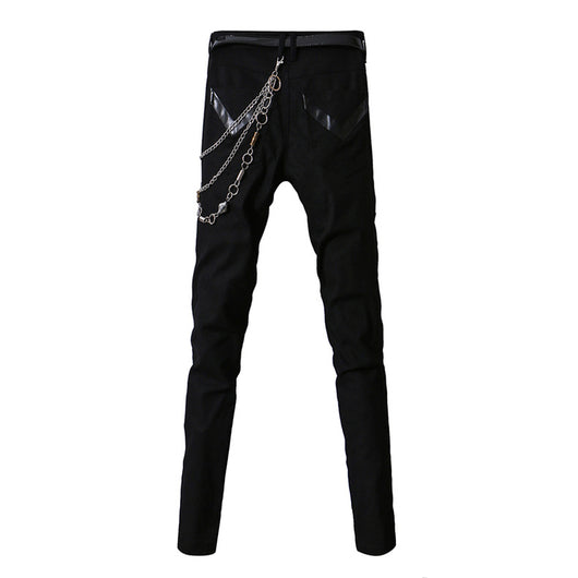 Pantalones de Cuero PU con Tachuelas - Image 4