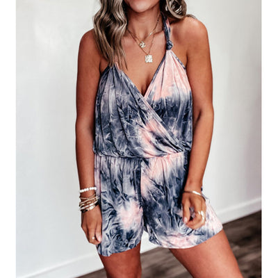 Jumpsuit Holgado con Estampado y Tirantes Ajustables - Image 4