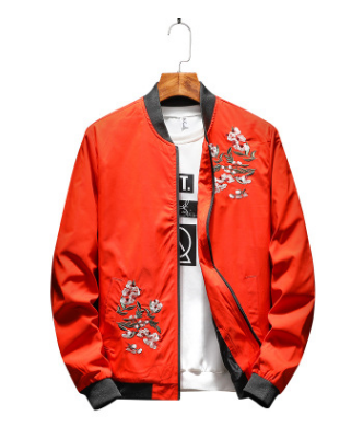 Chaqueta Beisbolera Delgada Primavera Otoño Hombre - Estilo Casual Slim con Bordado - Image 4