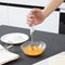 Batidor de Huevos Semiautomático de Acero Inoxidable con Mecanismo Rotatorio