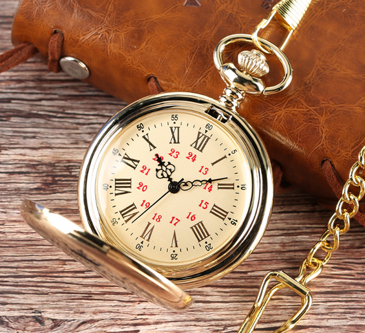 Reloj de Bolsillo Cadena "TE AMO POR SIEMPRE" - Image 3