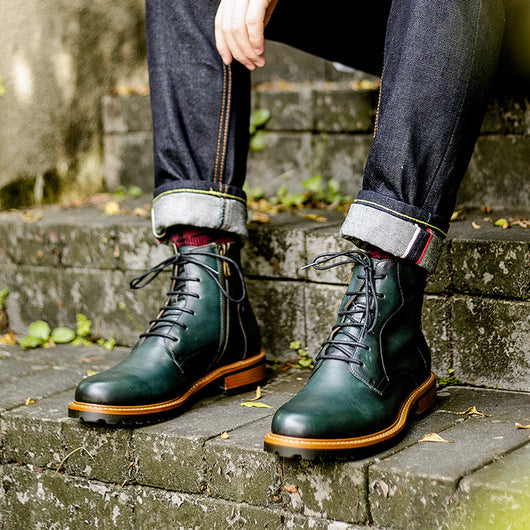 Botas Martin de Cuero Altas Estilo Británico para Otoño e Invierno - Image 3