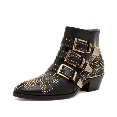 Botas Cortas Tachonadas para Tallas Grandes - Image 2