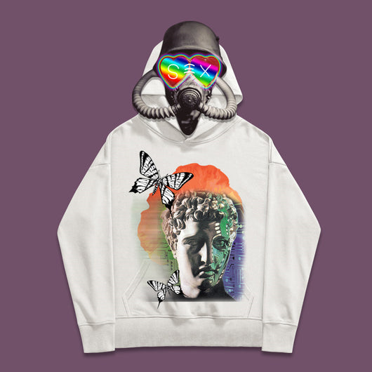 Sudadera con Capucha de Algodón Estampado Mariposas - Image 21