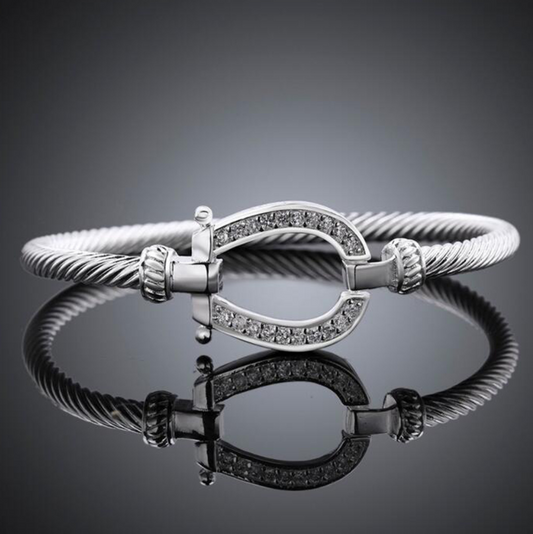 Pulseras de Plata con Cristales y Diamantes - Joyería Premium Importada - Image 2