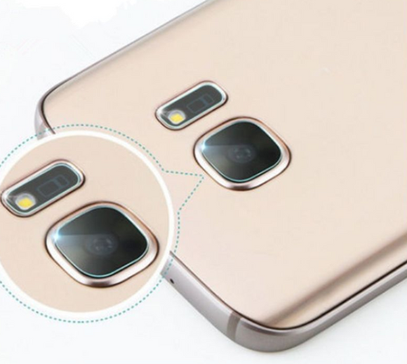Protector de Lente Templado para Samsung Galaxy S7 Edge y S8 - Película Trasera