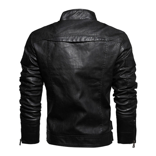 Chaqueta Retro de Cuero Sintético PU - Image 2