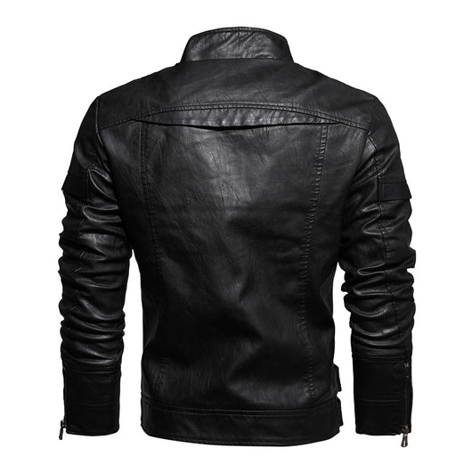 Chaqueta Retro de Cuero Sintético PU - Image 2