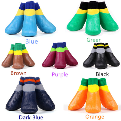 Botas Impermeables para Perros Grandes - Protector de Patas Antideslizante