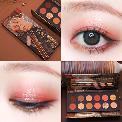 Sombra de Ojos Nacarada Tierra Impermeable 3D - Maquillaje Profesional - Image 6