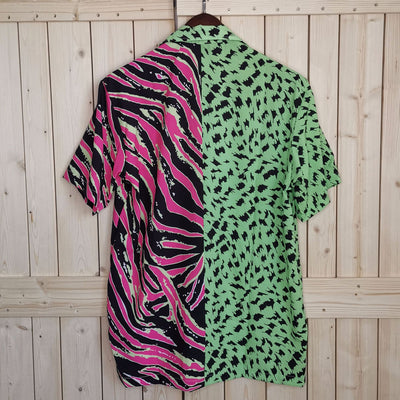 Camisa Estampada de Manga Corta para Playa - Image 3