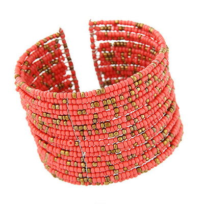 Collar Bohemio Multicapas con Cuentas de Arroz - Image 9