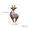 Christmas broochChristmas brooch 02Black Deer