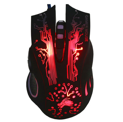 Ratón Gaming Óptico 5500DPI con Retroiluminación LED 7 Colores - 7 Botones Programables - Image 11