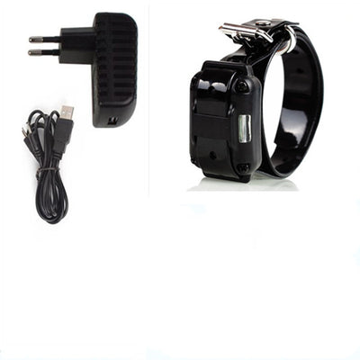 Three electric dog training collars in black, orange, and yellow with receivers, alongside a black and yellow remote control. - Image 41