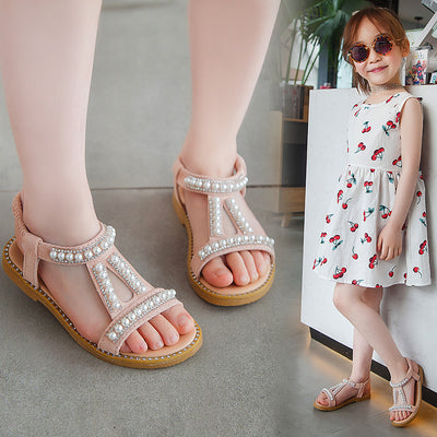 Sandalias Princesa de Perla para Niñas Verano - Image 11