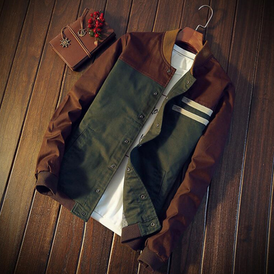 Chaqueta Cardigan Casual Coreana de Cuello Solapa para Hombre
