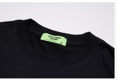 Playera Holgada de Hip-hop Americana para Parejas - Image 8