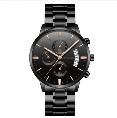 Reloj de Acero Inoxidable para Hombre con Calendario y Correa Refinada - Image 6